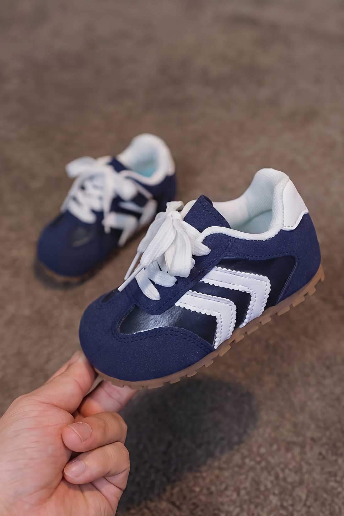 Navy & White