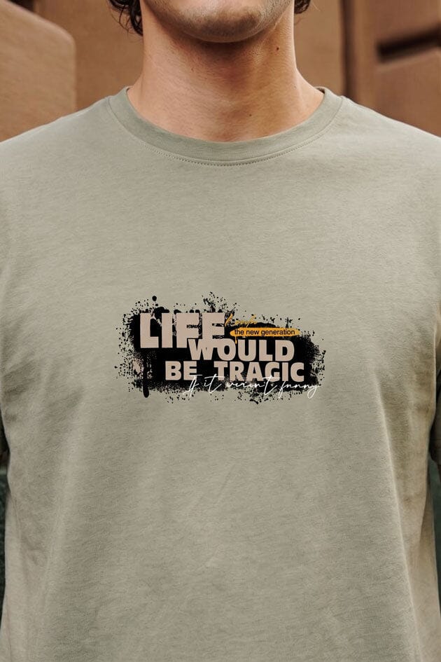 Men's Life Would Be Tragic Tee Shirt