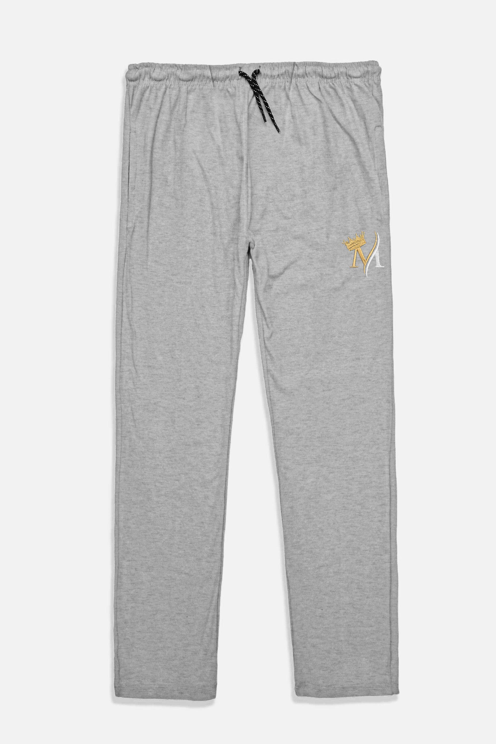 MAX 21 Men's Crown Embroidered Fleece Trousers Men's Trousers SZK 