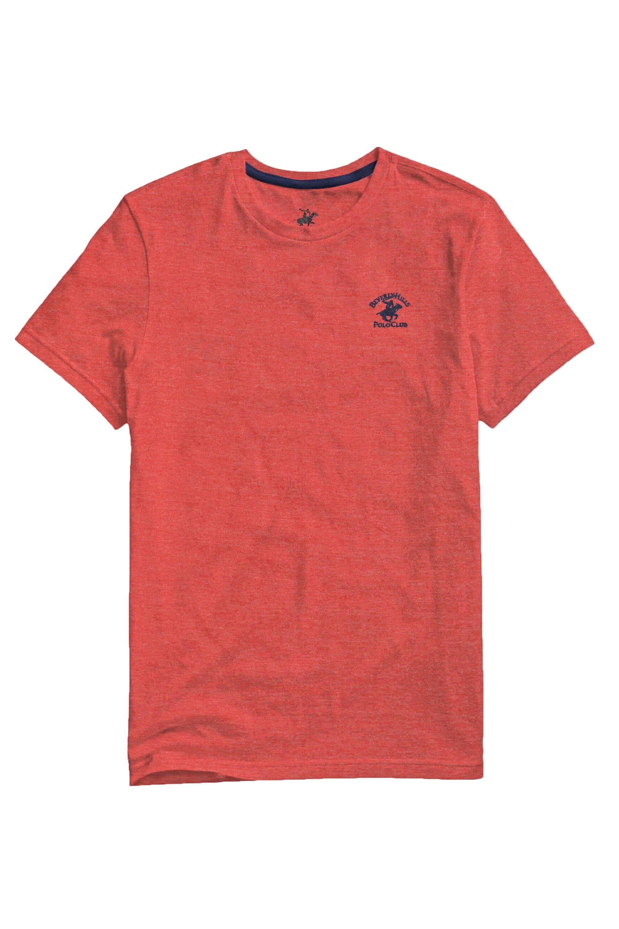 Beverly Hills Men's Short Sleeve Minor Fault Classic Tee Shirt Men's Tee Shirt Syed Adeel Zafar Coral Red S 