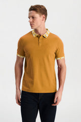 Max 21 Men's Check Collar Design Polo Shirt