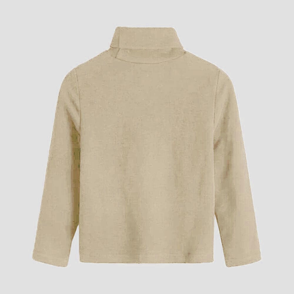 Polo Republica Kid's High Neck Minor Fault Sweat Shirt Boy's Sweat Shirt Polo Republica Beige 2-3 Years 
