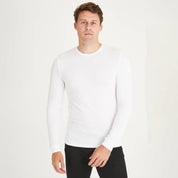 Aqua Men's Minor Fault Thermal Tee Shirt Men's Tee Shirt Image White XS 