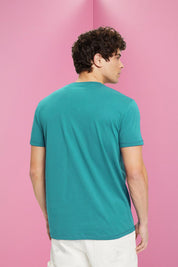 Aqua Blue & Maroon