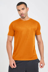 Fevlo Men's Solid Design Activewear Classic Tee Shirt