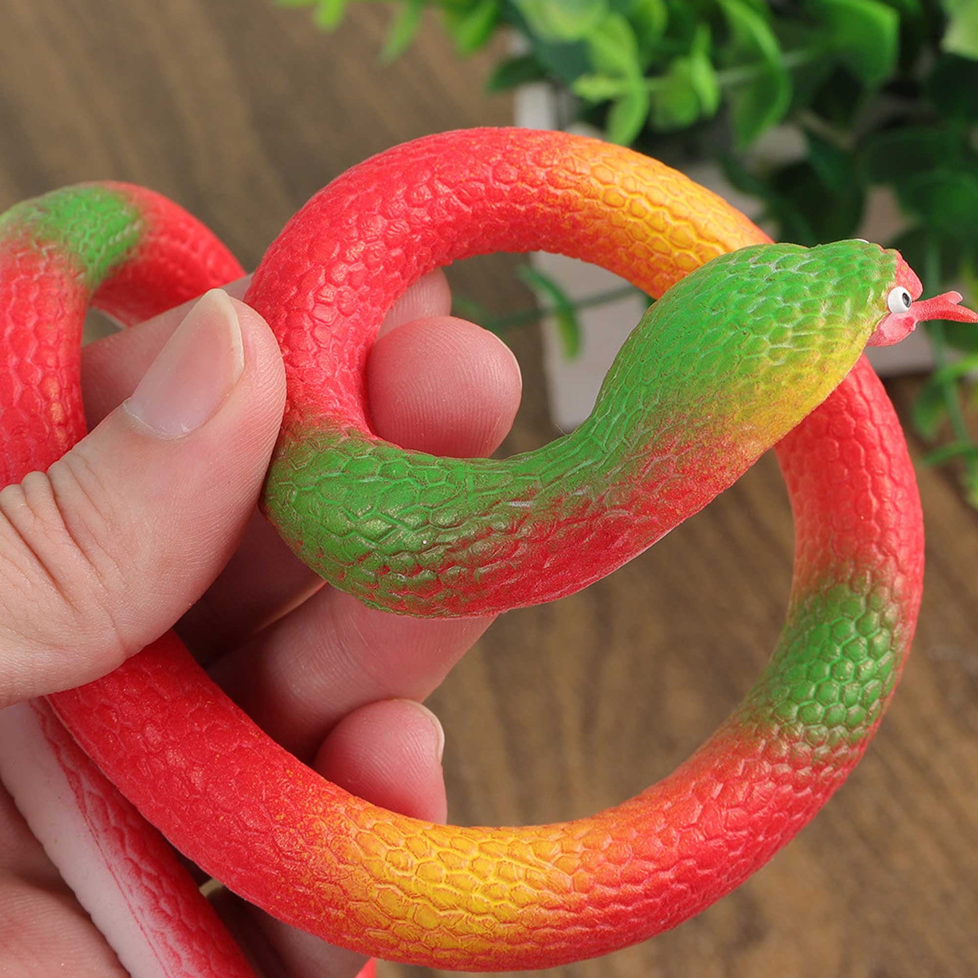 Kid's Realistic Rubber Snake Toy Toy RAM 
