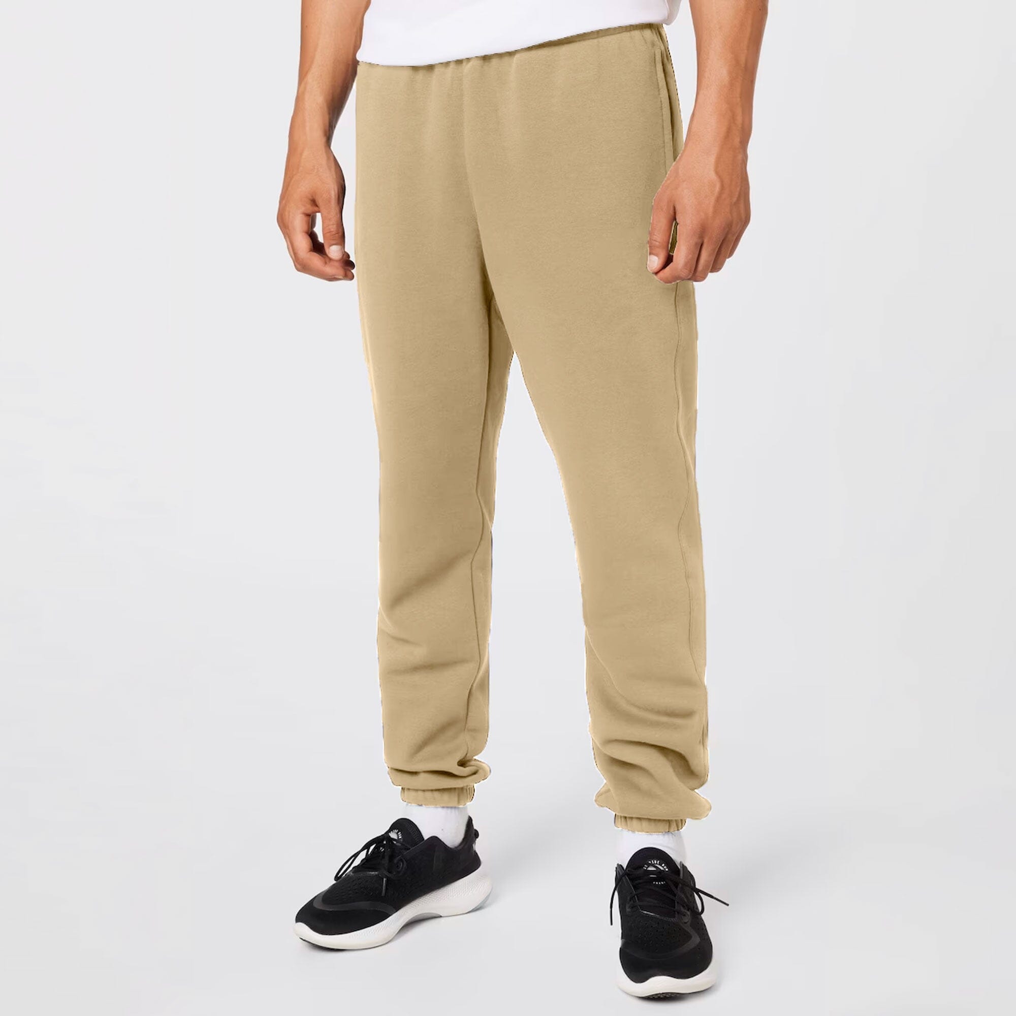 MAX 21 Men's Laghouat Fleece Sweat Pants Men's Trousers SZK Beige S 