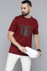 Max 21 Men's Pine Tree Printed Classic Tee shirt