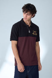 Burgundy & Black