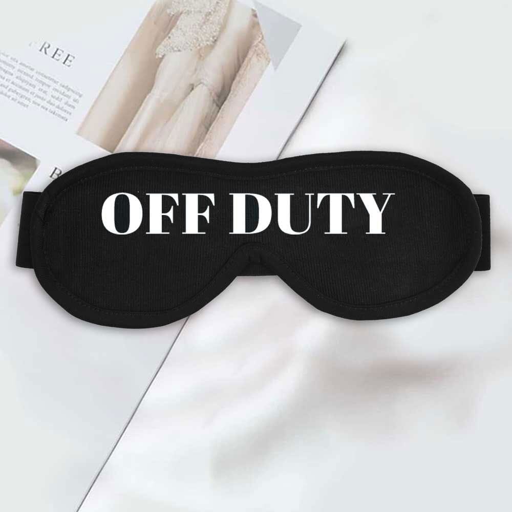Polo Republica 'Sustainable Comfort' Eye Mask for Sleeping Eyewear Polo Republica Black Off Duty 