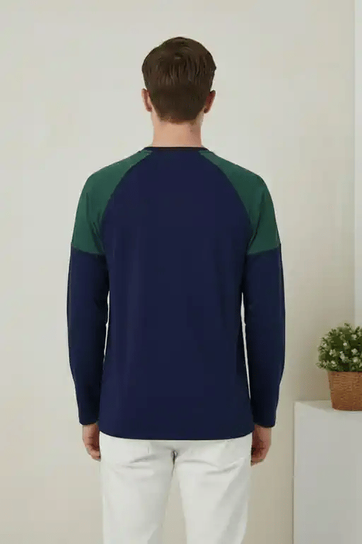 Navy & Green
