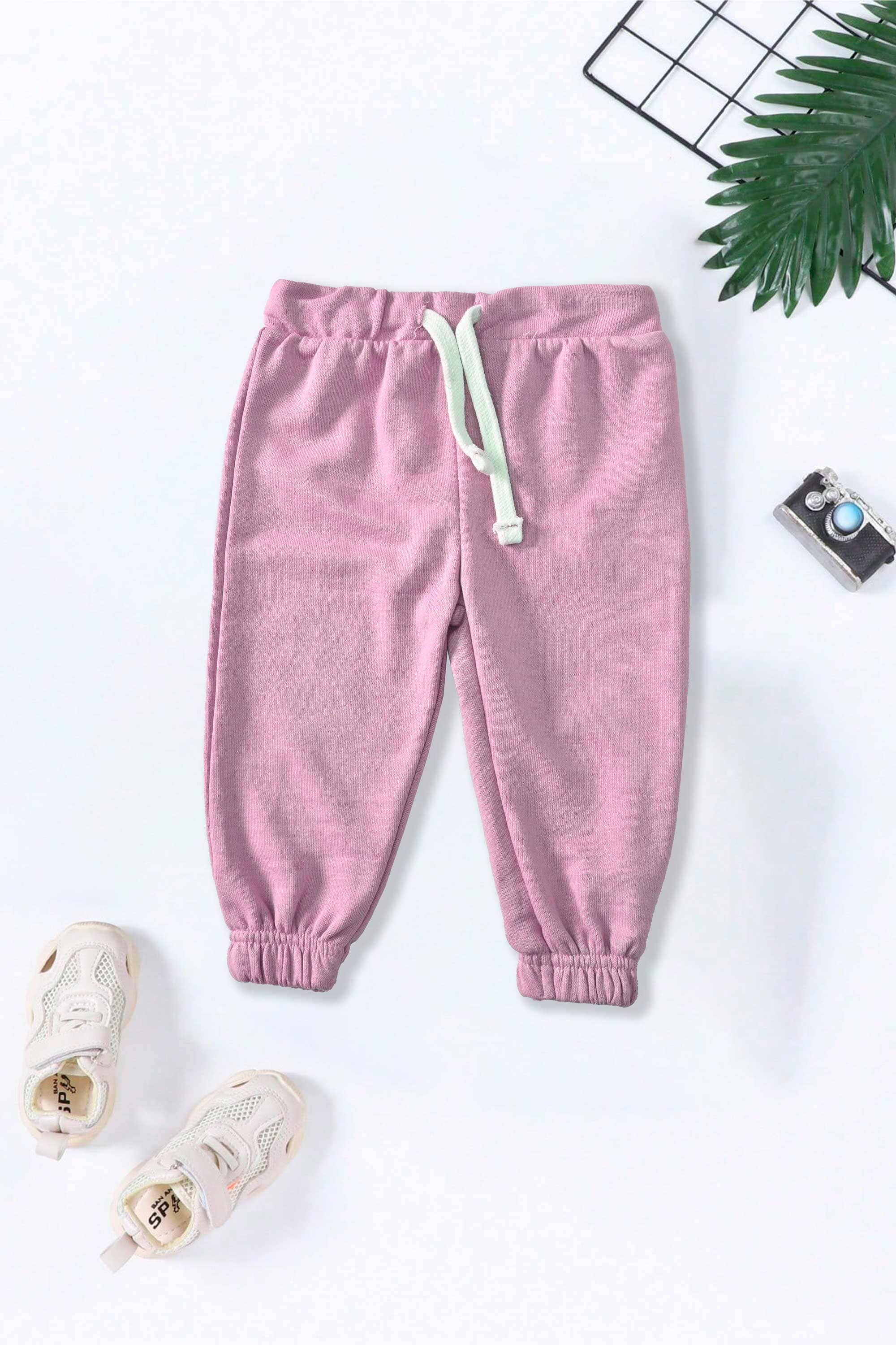 Kid's Solid Design Linz Terry Minor Fault Jogger Pants Boy's Trousers SNR 