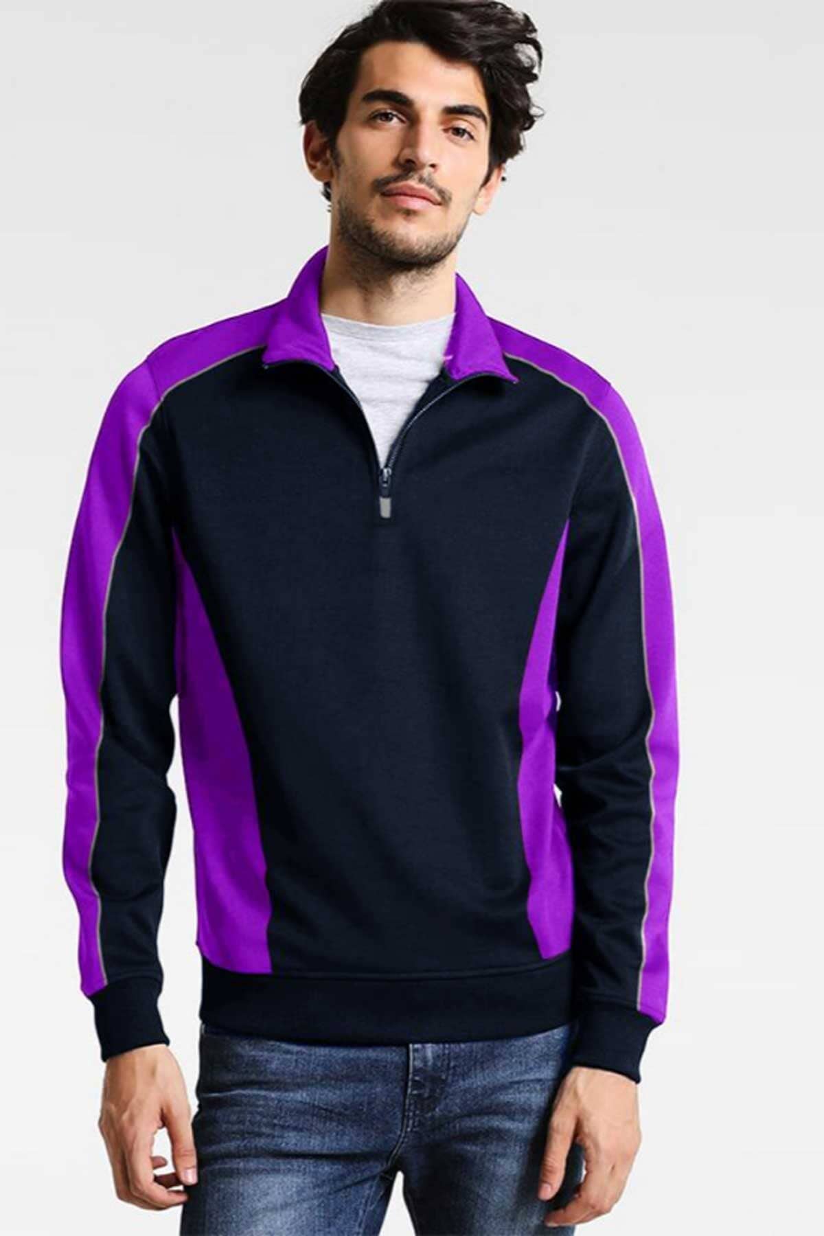 Navy & Purple