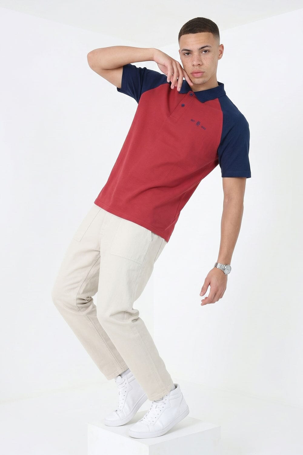 Red & Navy