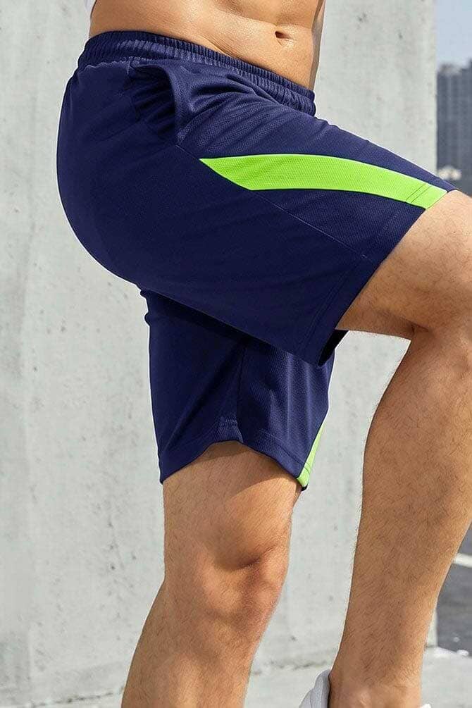 Navy Blue & Lime