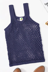 Kid's Knitted Net Sleeveless Sando Vest