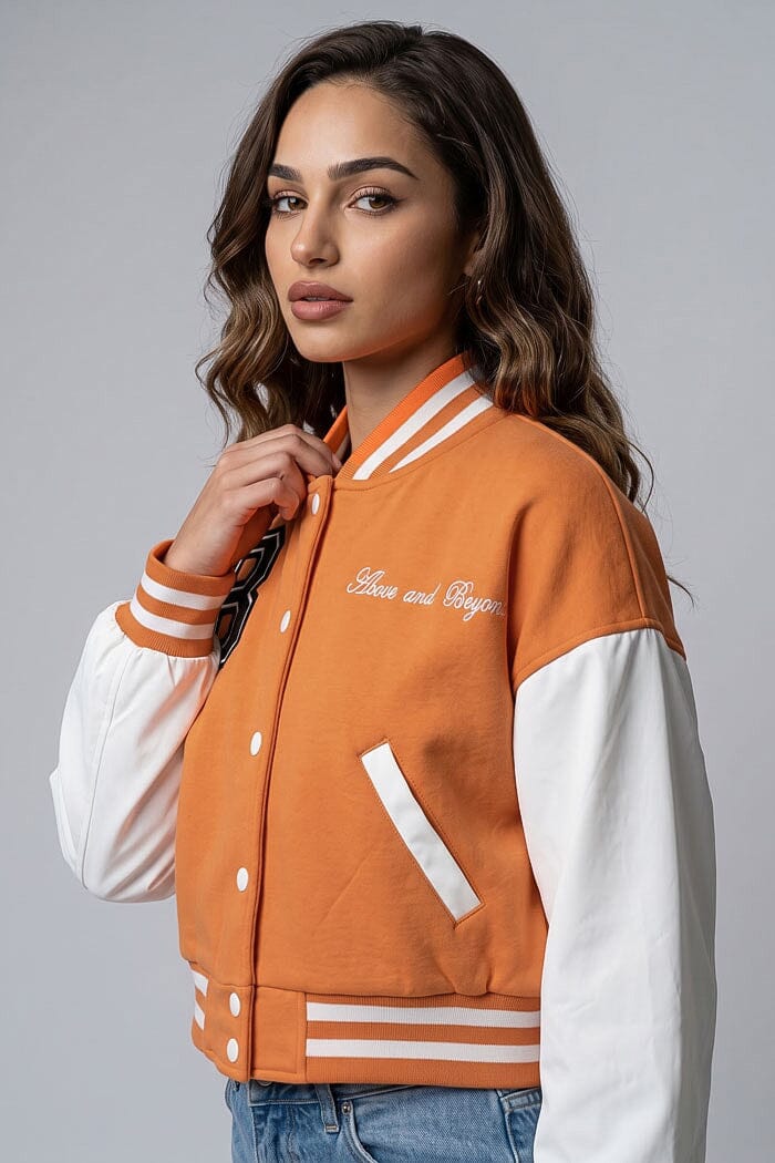 Orange & White