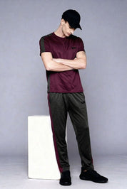 Maroon & Graphite