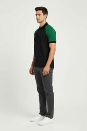 Black & Bottle Green