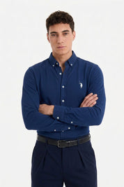 Navy Blue & White