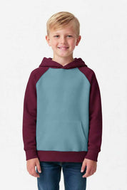 Light Teal & Burgundy