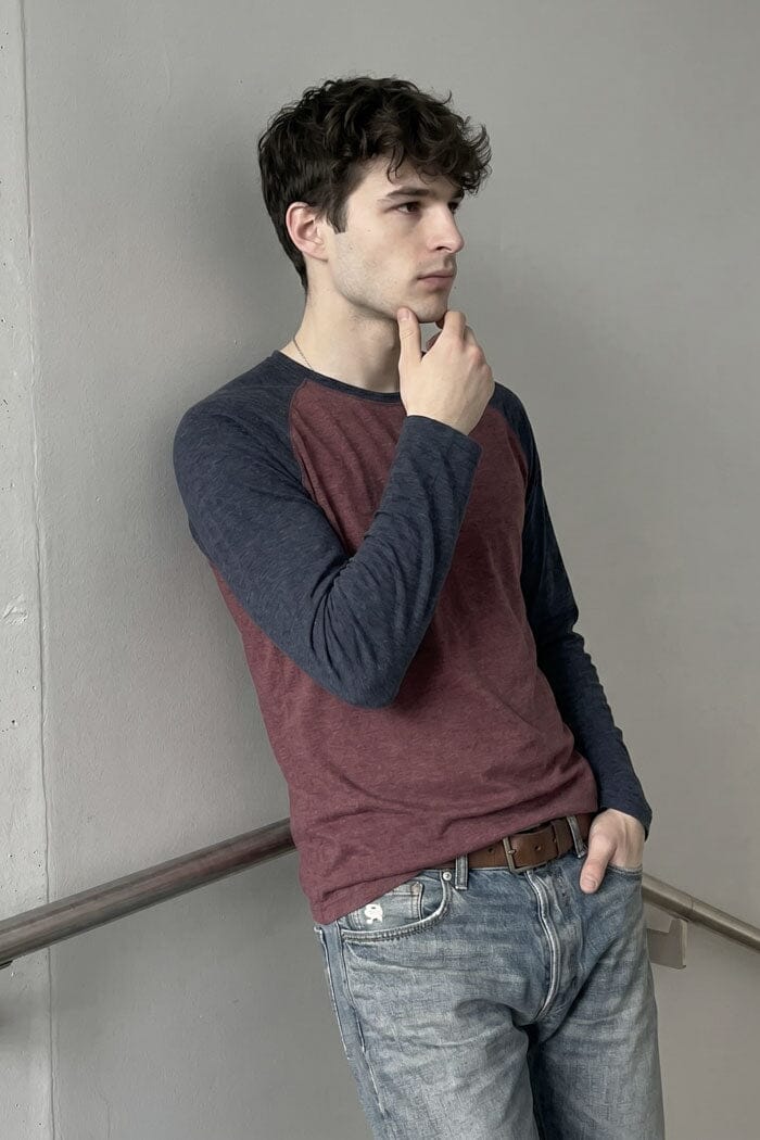 Plum & Navy