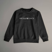 A&F Boy's Archer & Finch Printed Fleece Sweat Shirt Boy's Sweat Shirt LFS Black 3-4 Years 