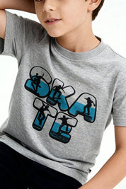 Heather Grey & Teal
