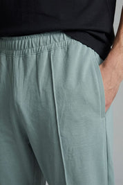BHM Men's Pleated Slim Trousers