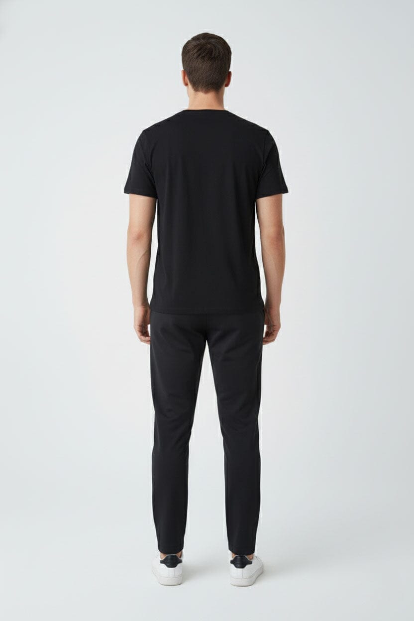 Men's Quick Dry Double Striped Activewear Trousers
