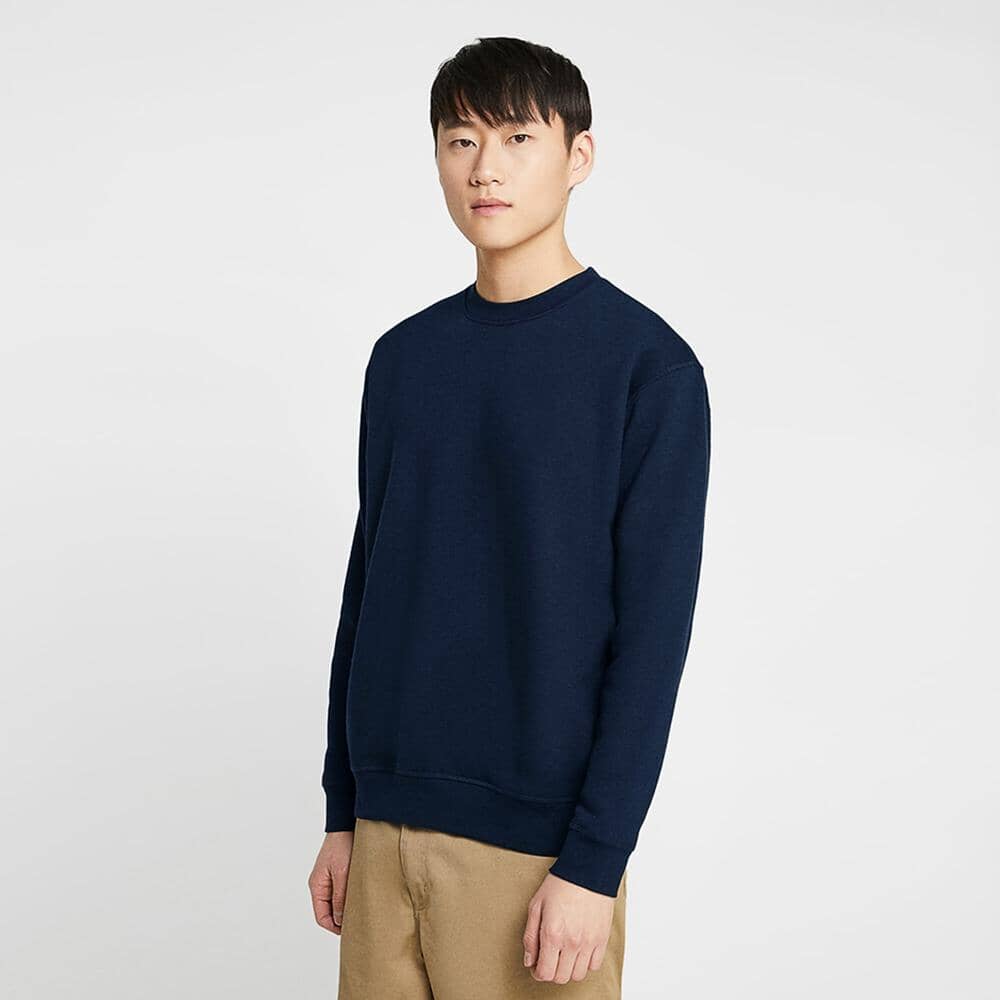 Hope Men's Comfy Long Sleeve Sweat Shirt Men's Sweat Shirt Image Navy XS 