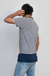 Navy & White
