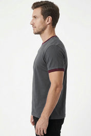 Graphite & Burgundy