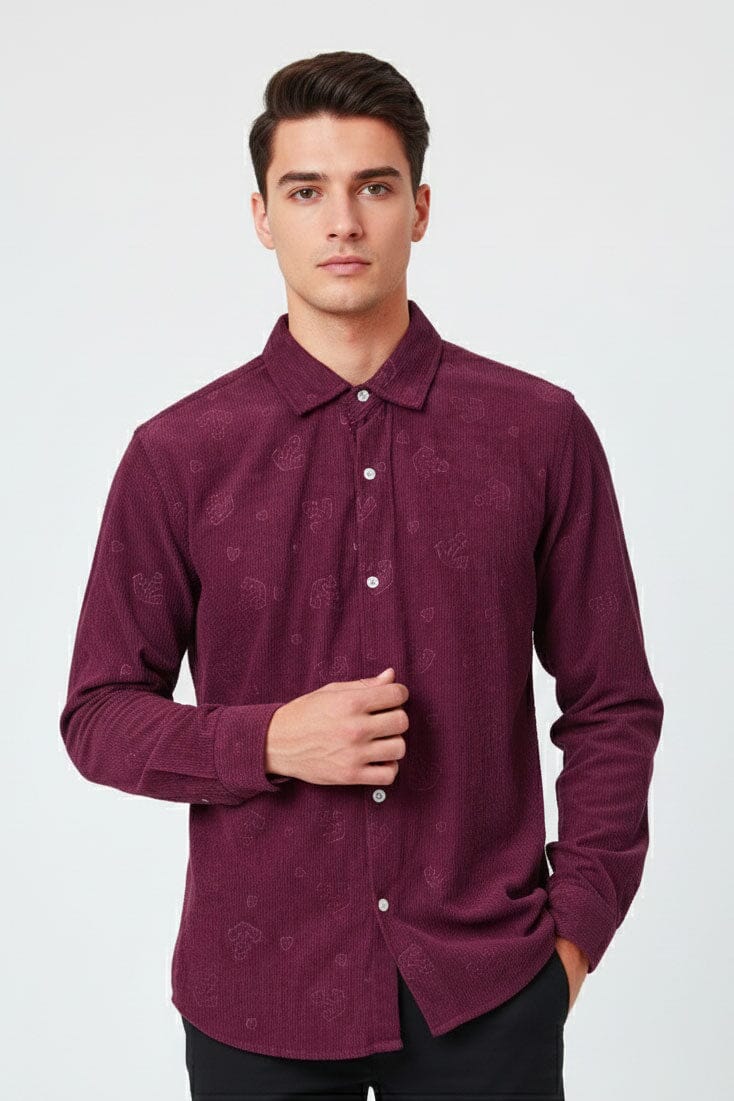 2 Much Men's Anchor Casual Shirt