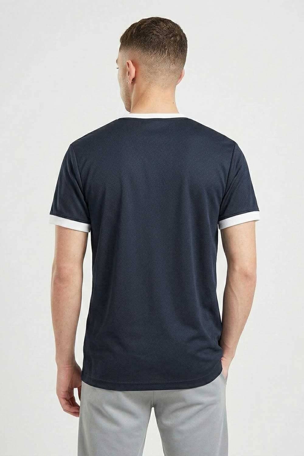 Navy & White