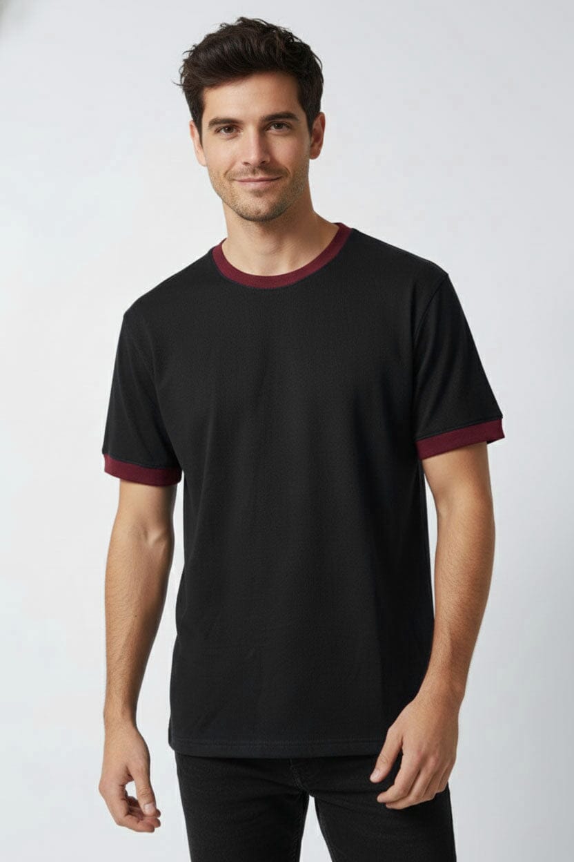 Black & Maroon