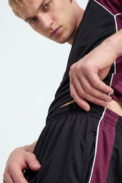 Black & Maroon