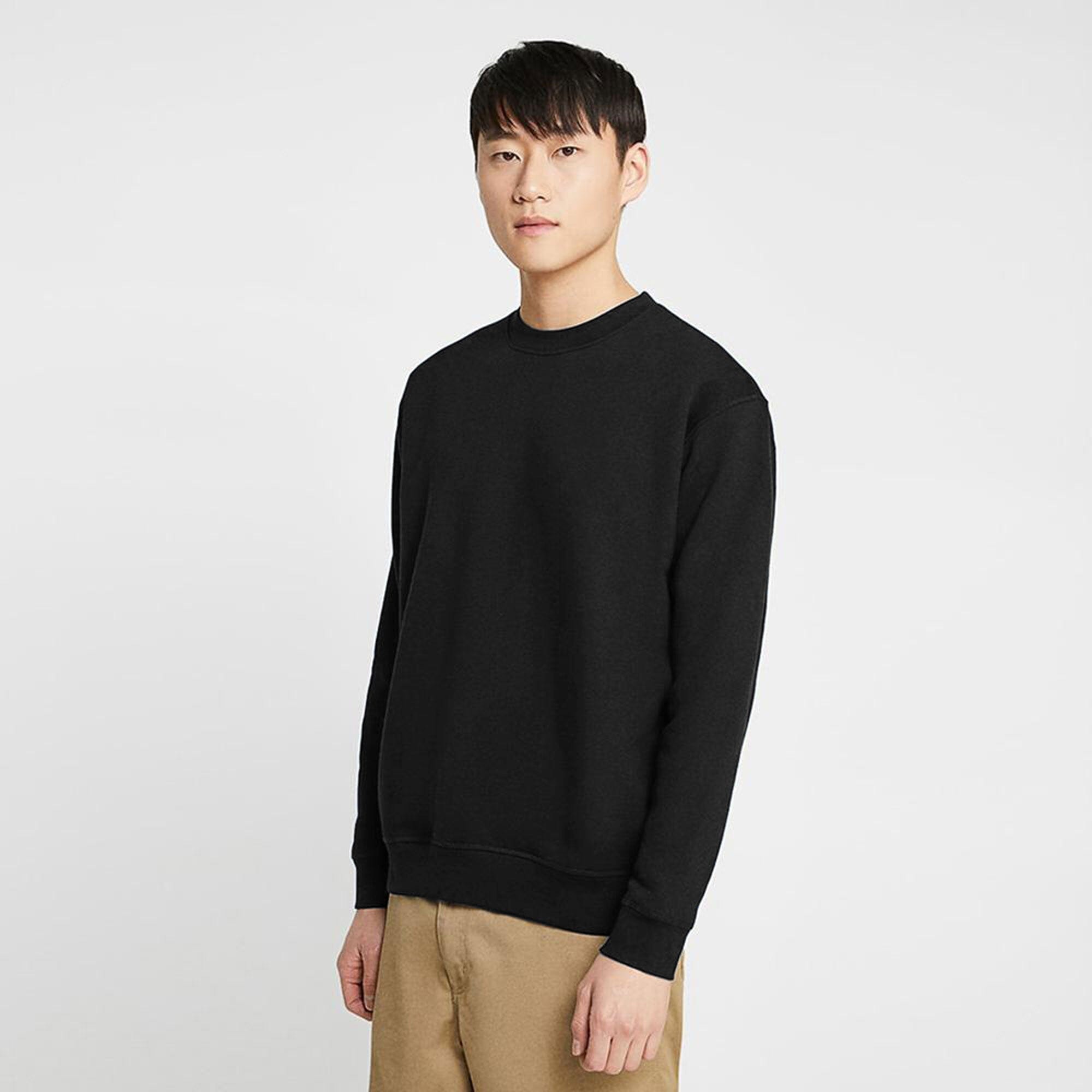 Hope Men's Comfy Long Sleeve Sweat Shirt Men's Sweat Shirt Image Black XS 