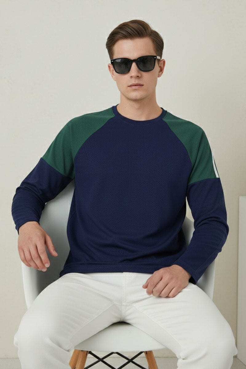 Navy & Green