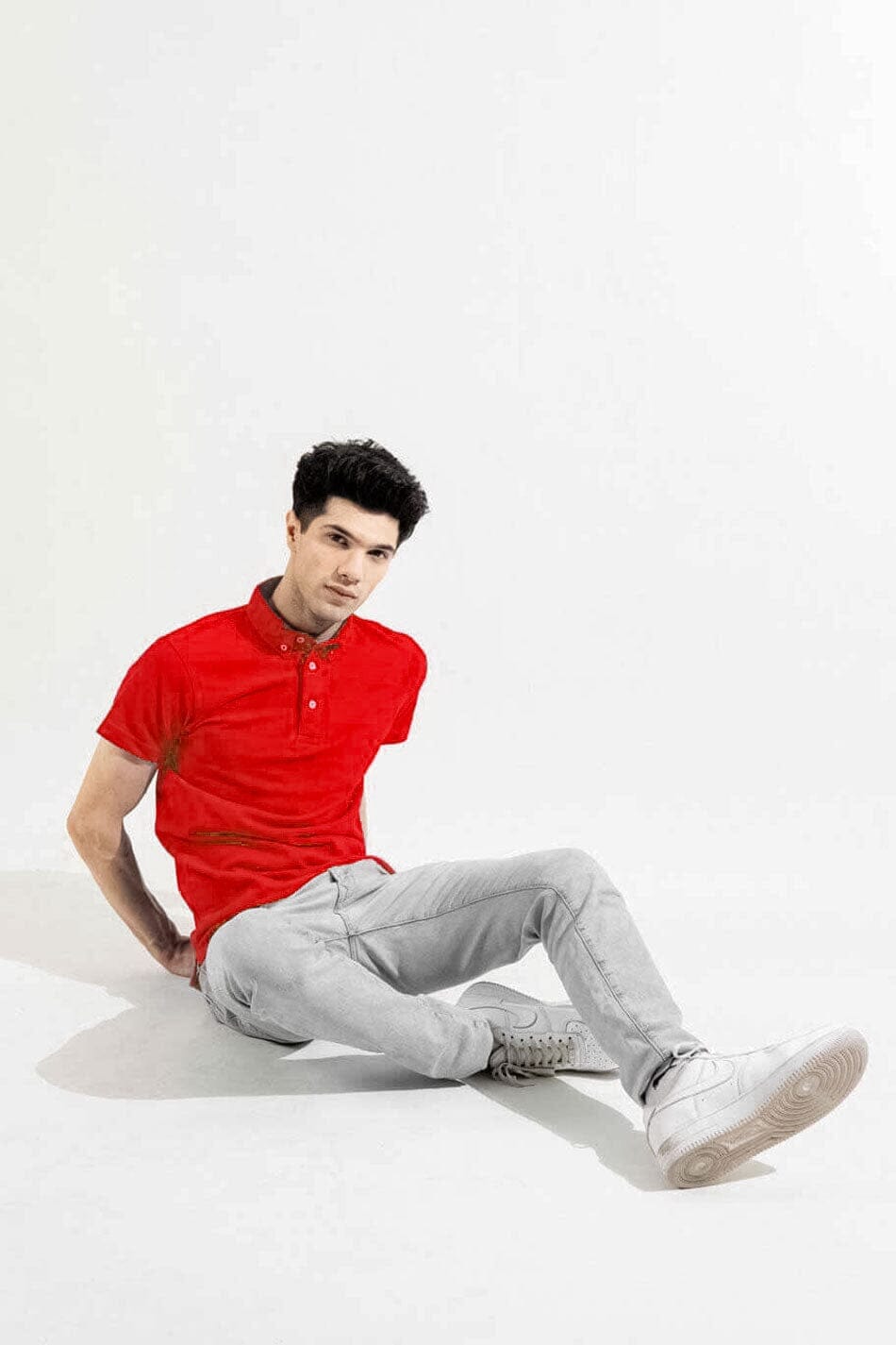 Polo Republica Men's Jetson Button Down Minor Fault Polo Shirt