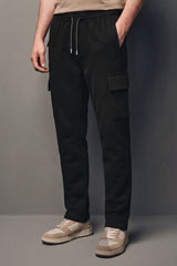 Men's Regular Fit Cargo Terry Trousers