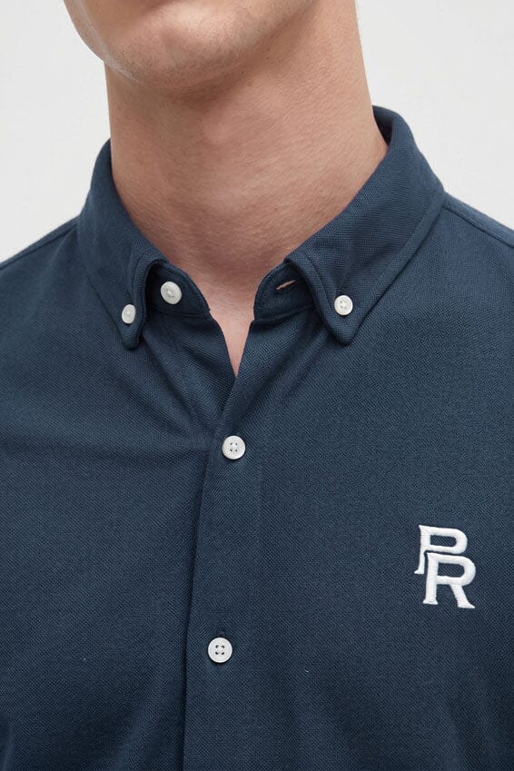 Navy & White