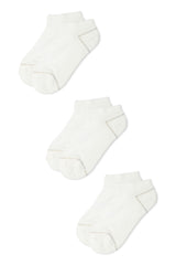 Janina Women's Low Cut Tipped Socks - Pack Of 3