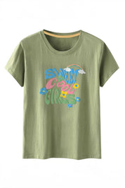 Cutie Girl's Puff Print Tee Shirt