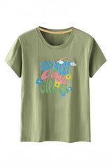 Cutie Girl's Puff Print Tee Shirt