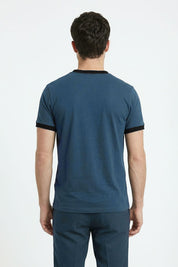 Powder Blue & Black