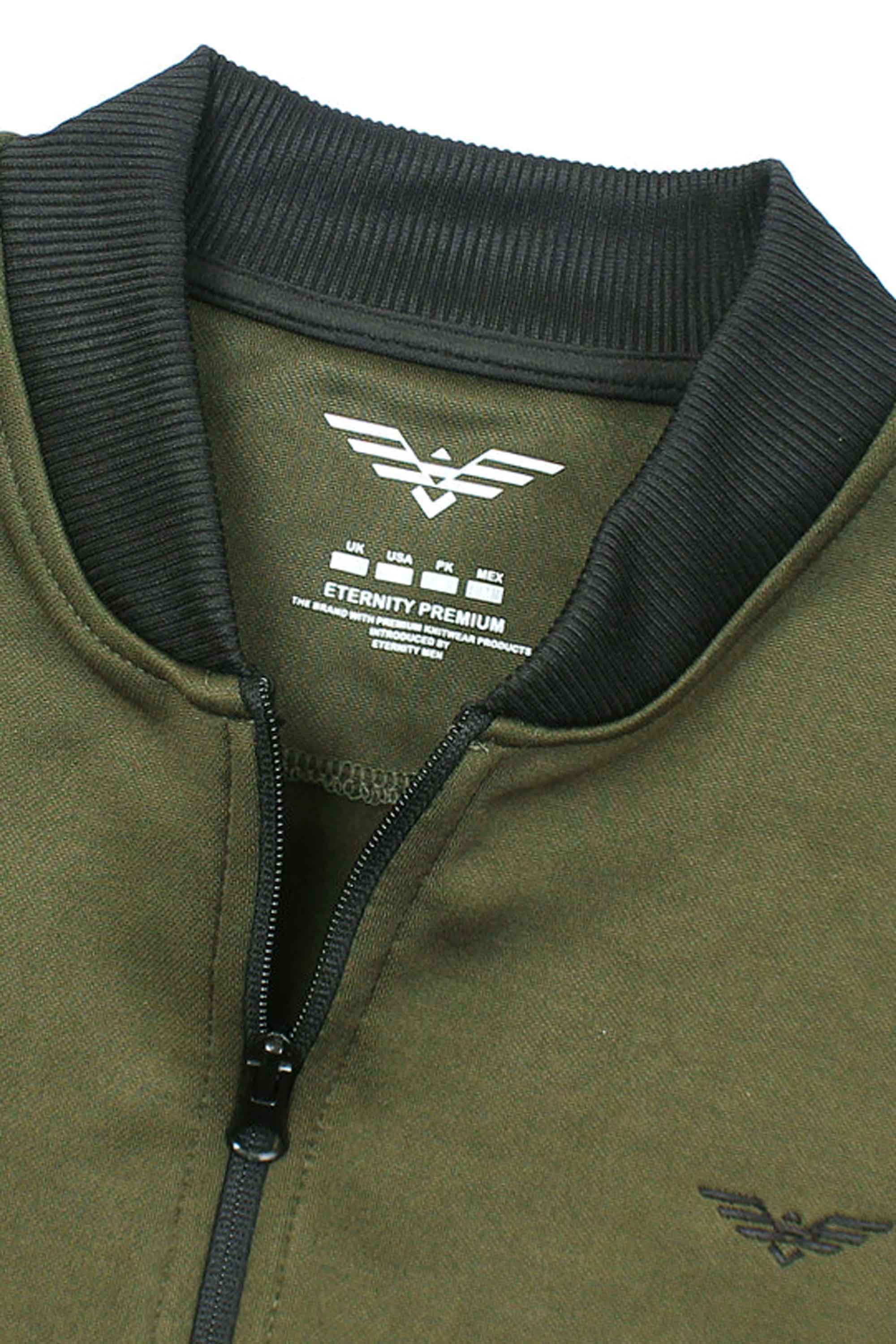 Eternity Men's Logo Embroidered Bomber Jacket Men's Jacket ETY 
