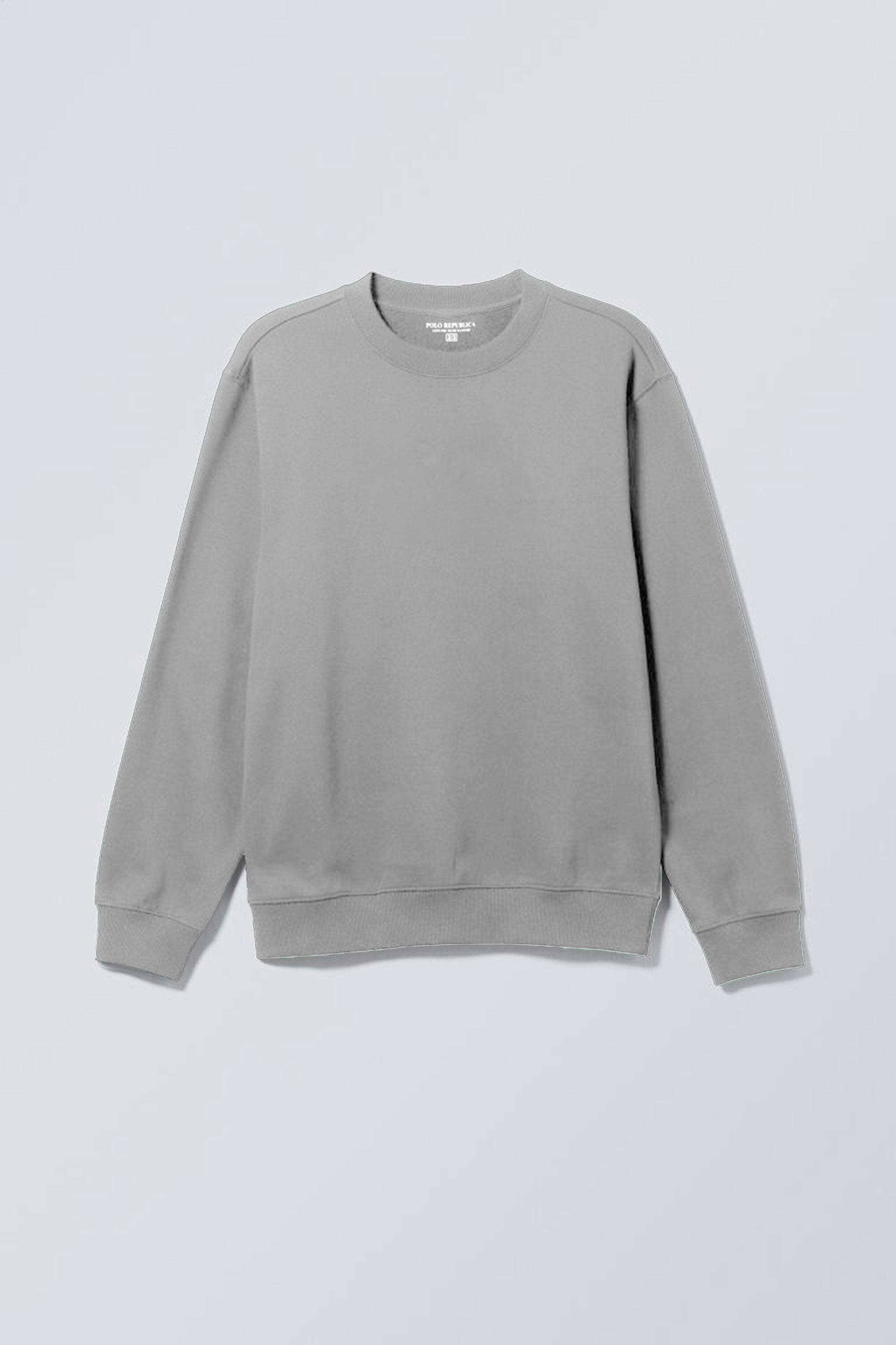 Polo Republica Men's Astrakhan Fleece Minor Fault Sweat Shirt Minor Fault Polo Republica Stealth Grey S 
