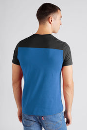 Salta Men's Contrast Design Minor Fault Crew Neck Tee Shirt Men's Tee Shirt Polo Republica 