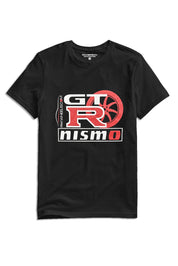 Polo Republica Men's PakWheels GTR NISMO Printed Short Sleeve Tee Shirt Men's Tee Shirt Polo Republica 